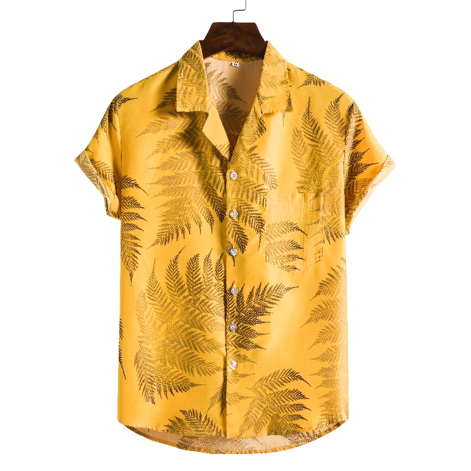 Nattan Herren Sommerhemd Leichtes Design Weiß - Norvielle