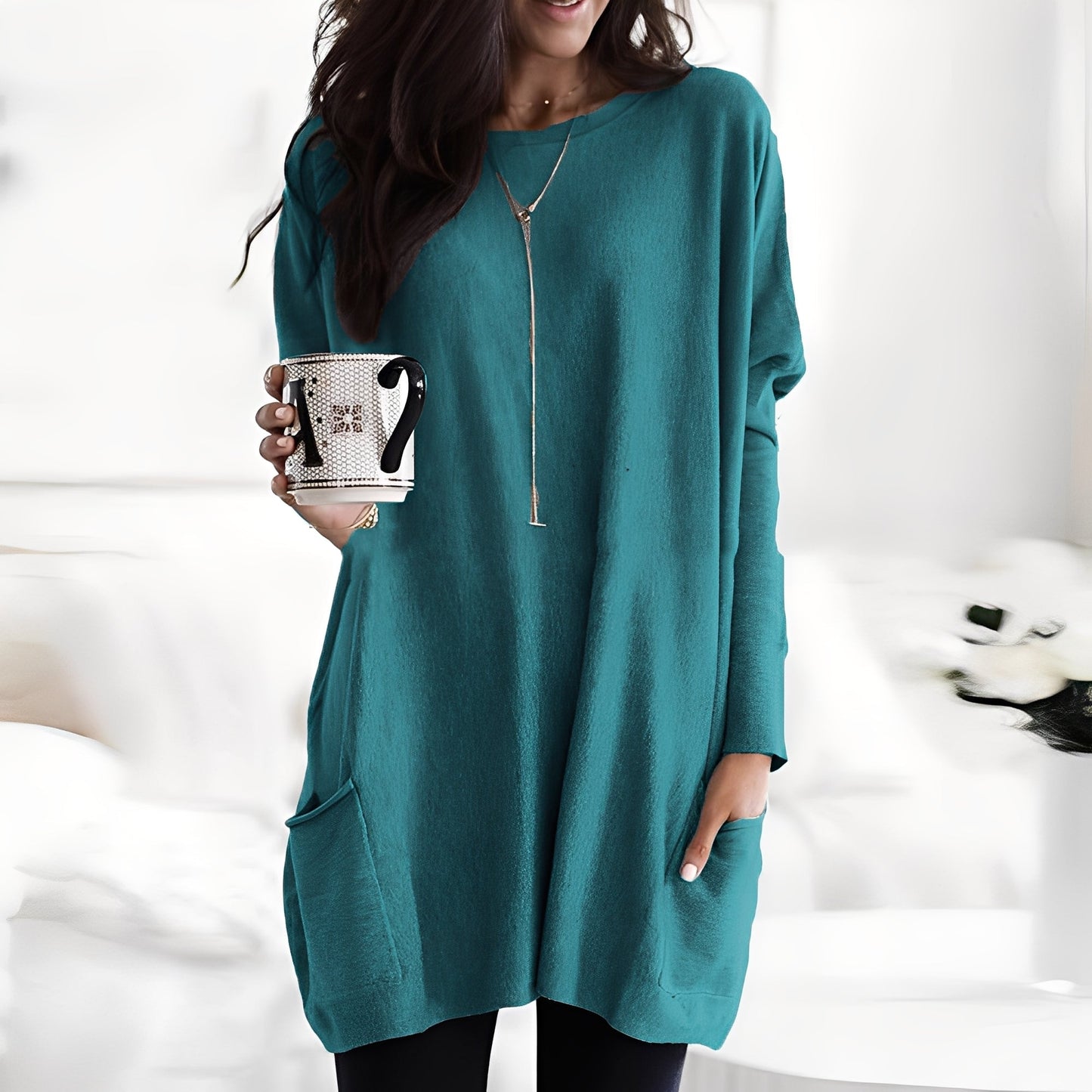 Damen Pullover Langärmlig Modisch