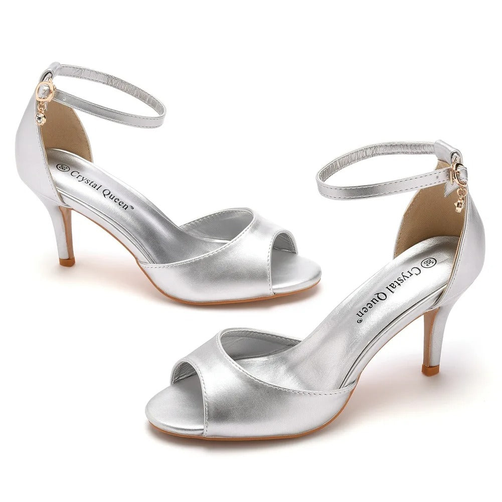 Norvielle Damen High Heels Glitzernd