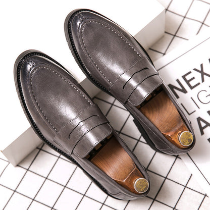 Herren Slipper Klassisch Leder