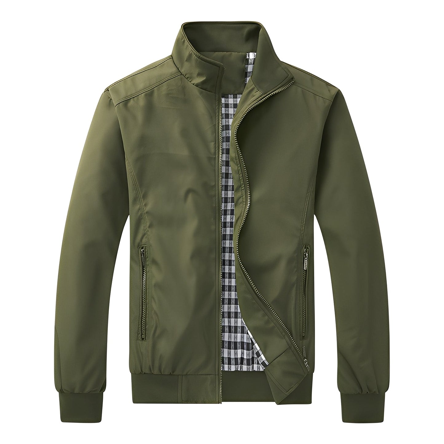 Herrenjacke Modern Reißverschluss Edward