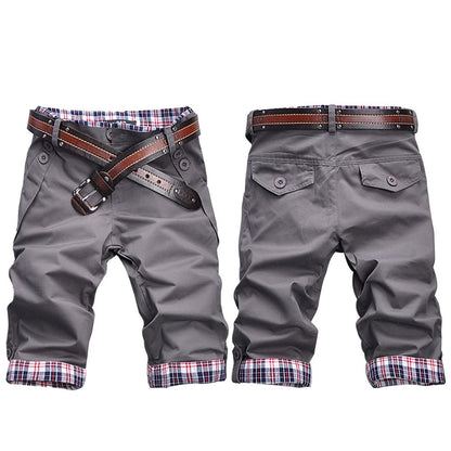 Heidi Damen Shorts Gürtel Karomuster