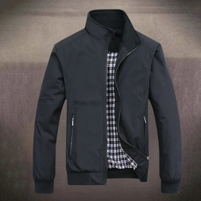 Herren Freizeitjacke Stilvoll Schwarz - Norvielle