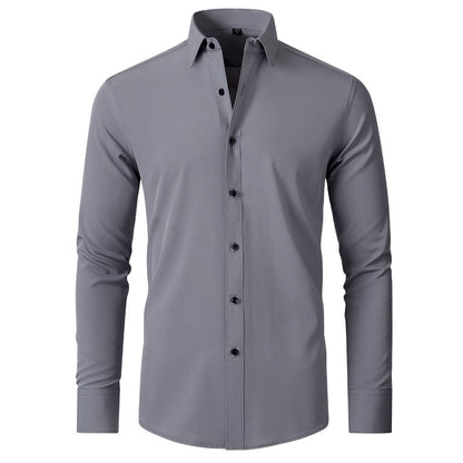 Benjamin Herren Business Hemd Slim Fit Langarm Stretch