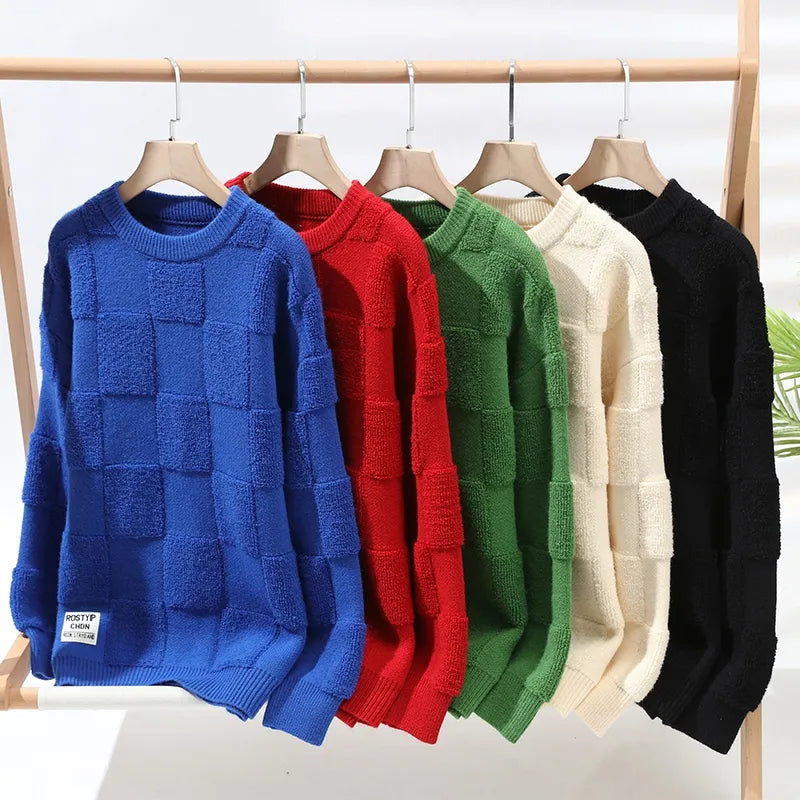 Norvielle Herren Strickpullover Trendig