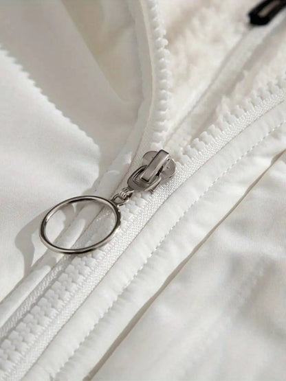 Herren Daunenjacke Reißverschluss Warm