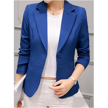 Damen Blazer Langärmlig Elegant
