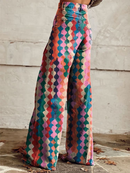 Damen Boho Frühlingshose