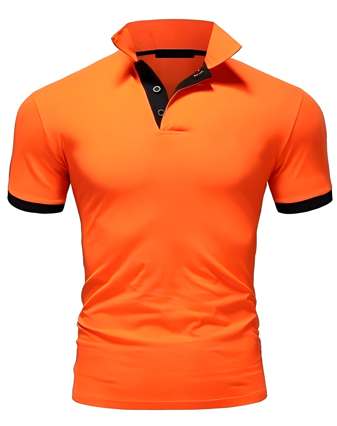 Herren Poloshirt Stilvoll Baumwolle Weiß