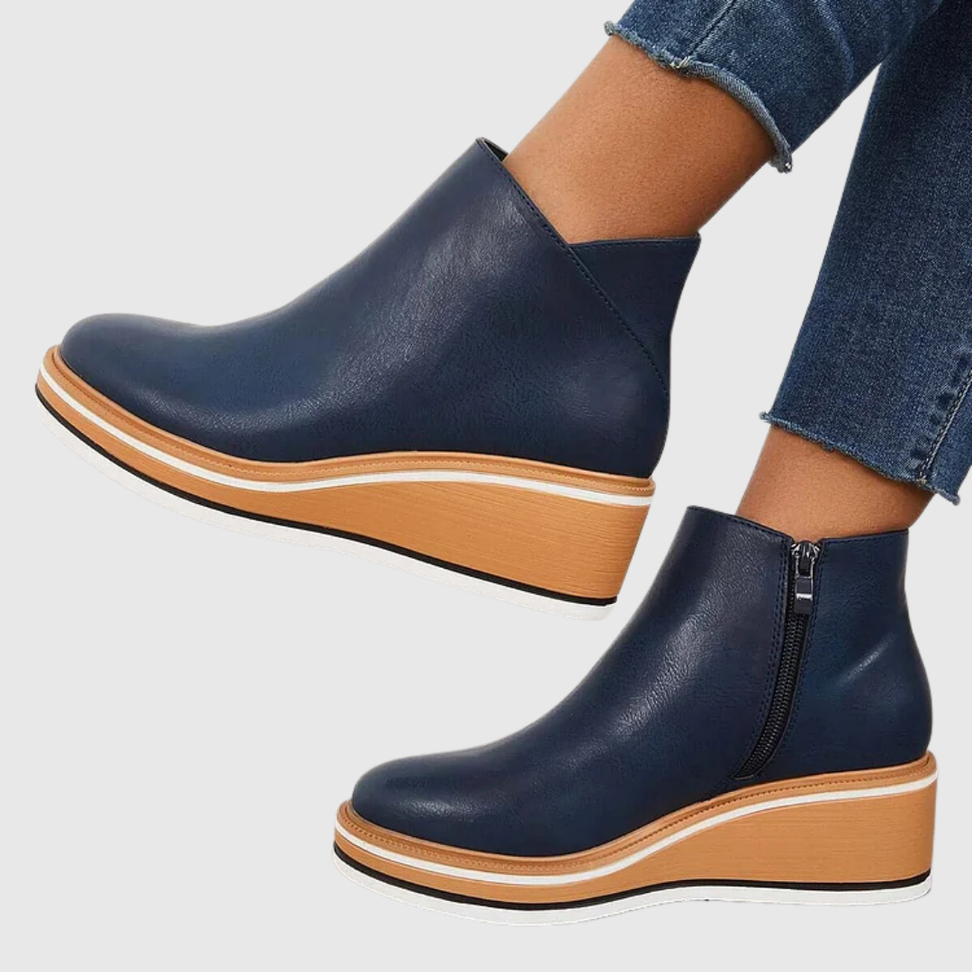Damen Stiefel Elegante Boots Leder Hochwertig