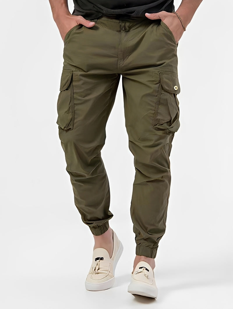 Herren Cargohose Lässig Bequem