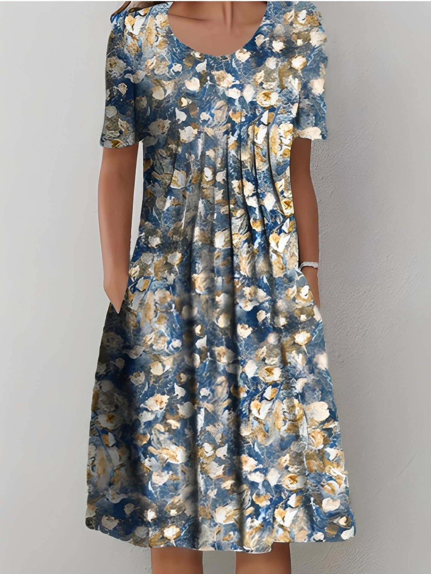Damenkleid Bedruckt Stilvoll Jodie - Norvielle