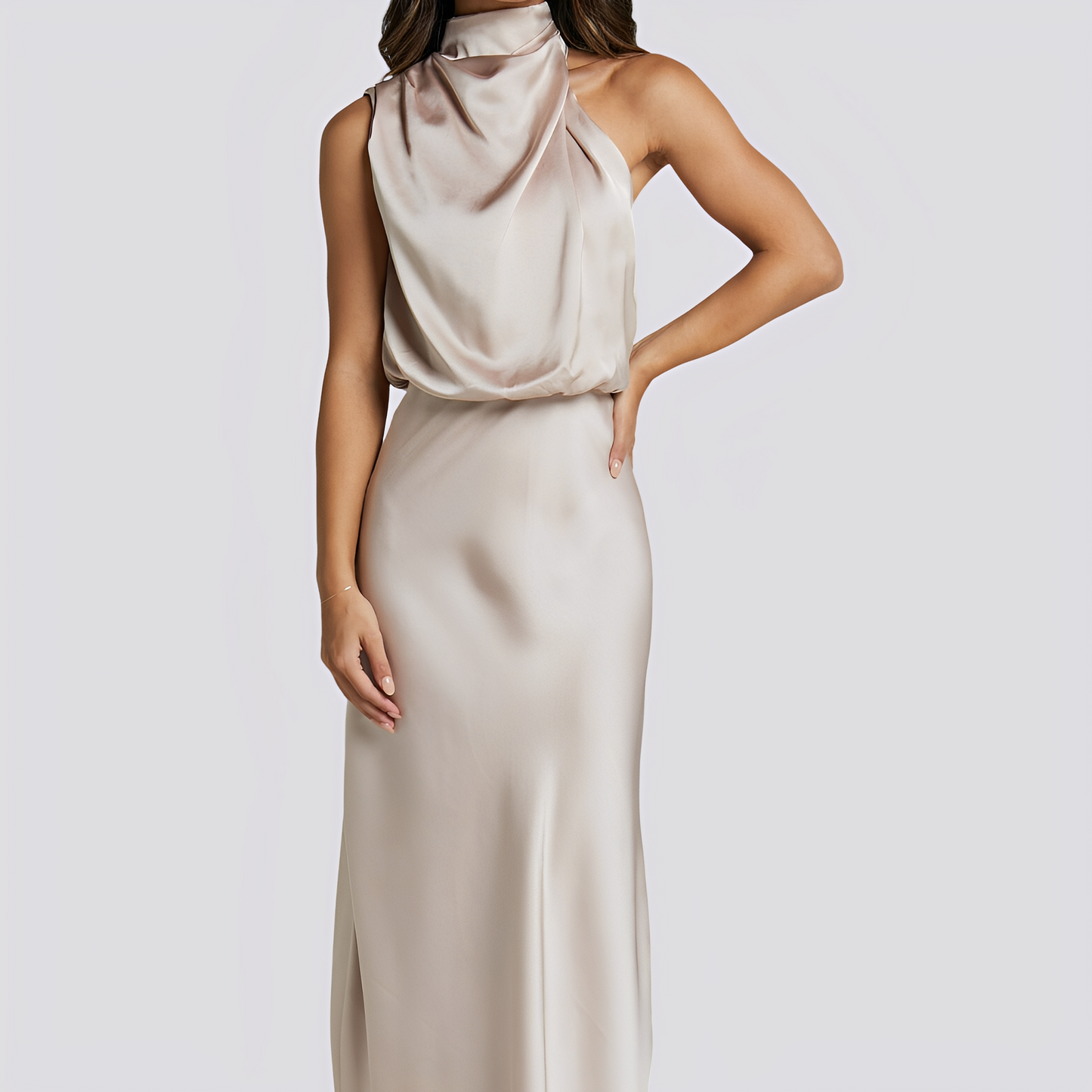 Damen Abendkleid Elegantes Schwarz - Norvielle