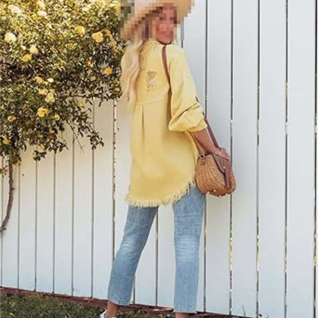 Damen Jeansjacke Used Look Denim