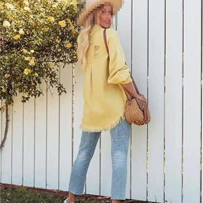 Damen Jeansjacke Used Look Denim