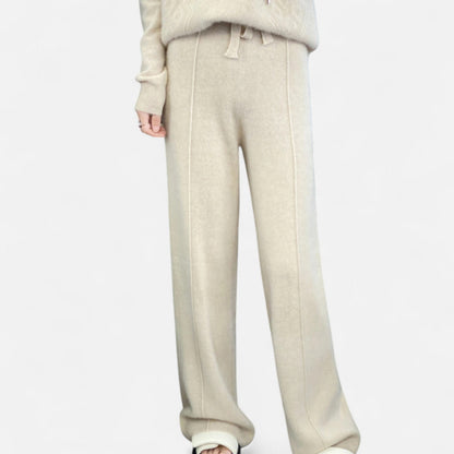 Damen Loungehose Locker Geschnittene Baumwolle Bequem