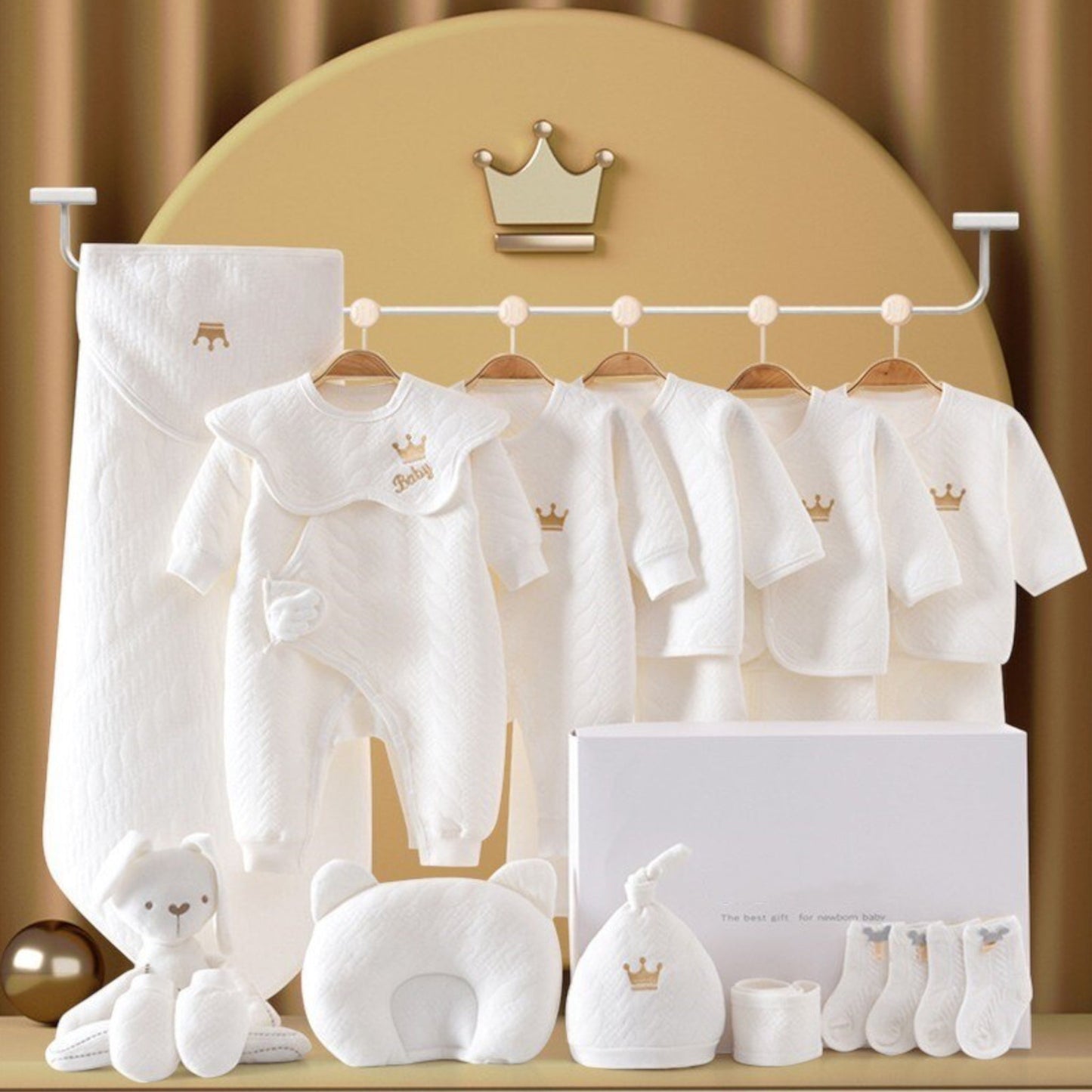 Baby Erstausstattungs-Set 100% Bio-Baumwolle Hypoallergen