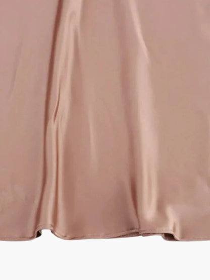 Damen Leinenanzug Gilet Weite Hose Beige