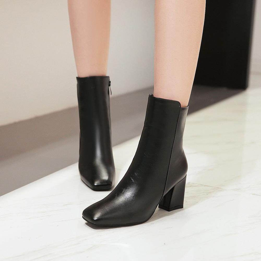Norvielle Damen Stiefeletten Hoher Absatz - Norvielle
