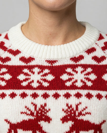 Damen Weihnachtspullover Elegantes Design