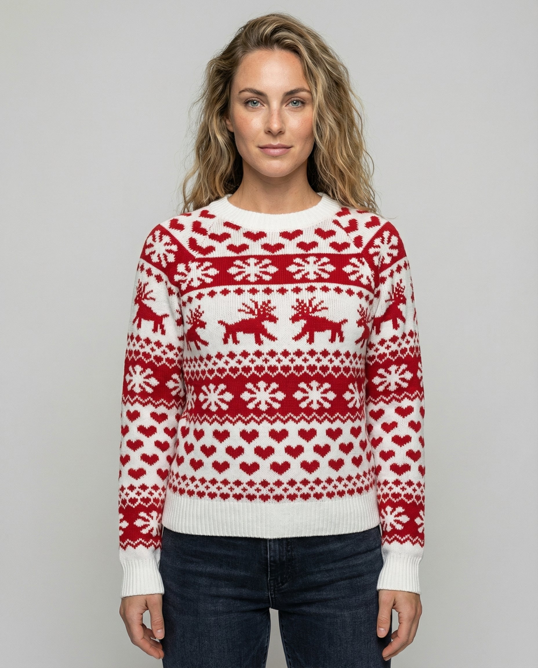Damen Weihnachtspullover Elegantes Design - Norvielle