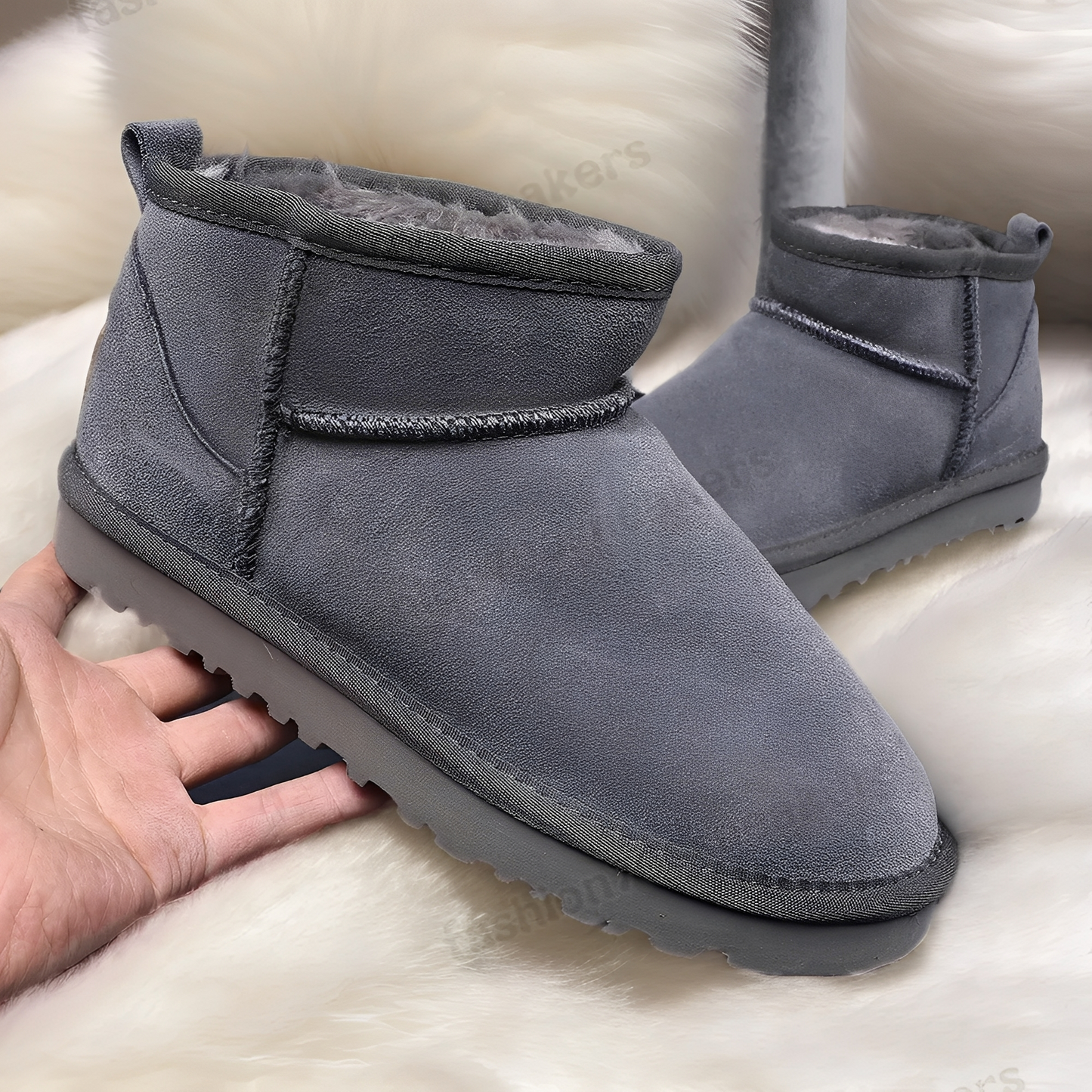 Damen Winterstiefel Bequem Warm
