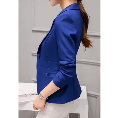 Damen Blazer Langärmlig Elegant