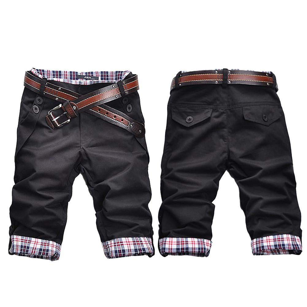 Heidi Damen Shorts Gürtel Karomuster