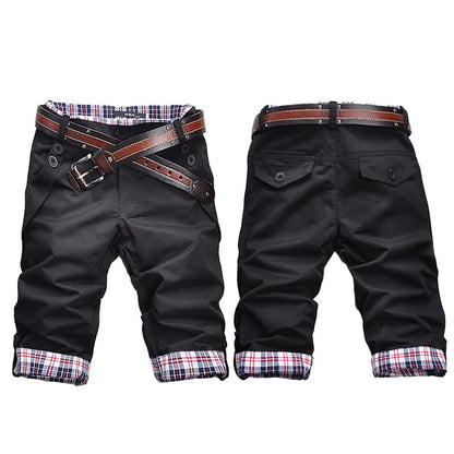 Heidi Damen Shorts Gürtel Karomuster