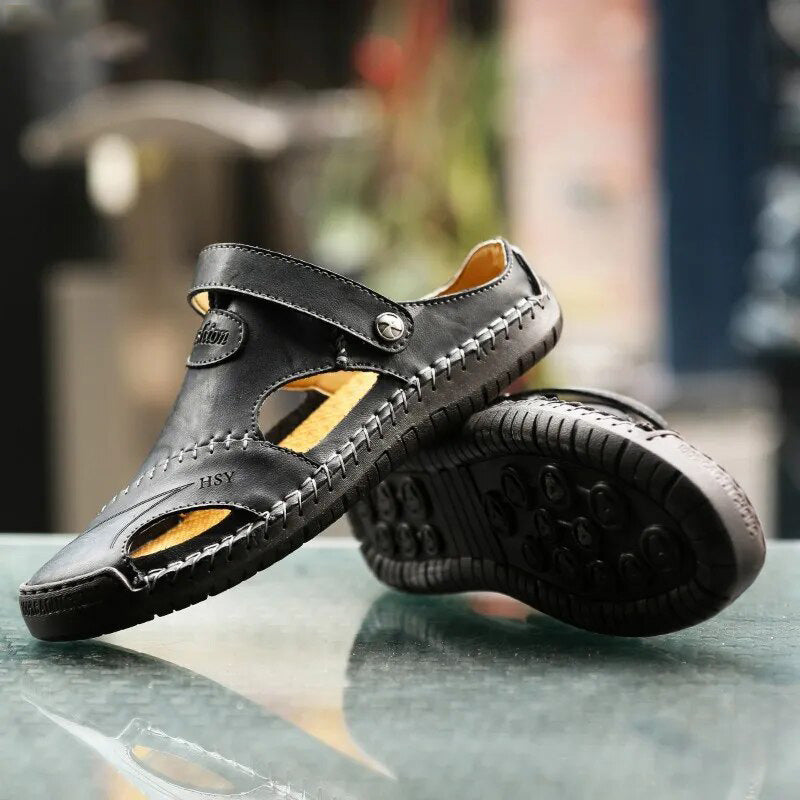 Norvielle Damen Sandalen Robust Klassisch
