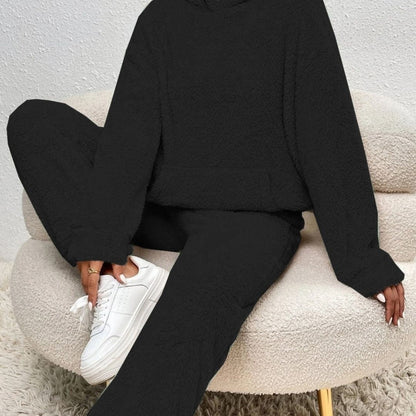 Damen Cozy Kapuzen-Loungewear-Set Frühling