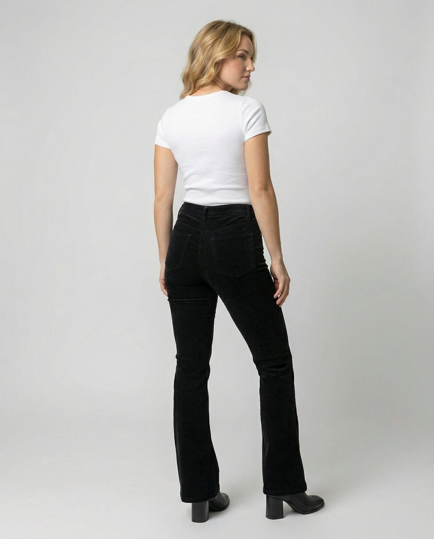 Damen Cordhose Bequem Elastisch