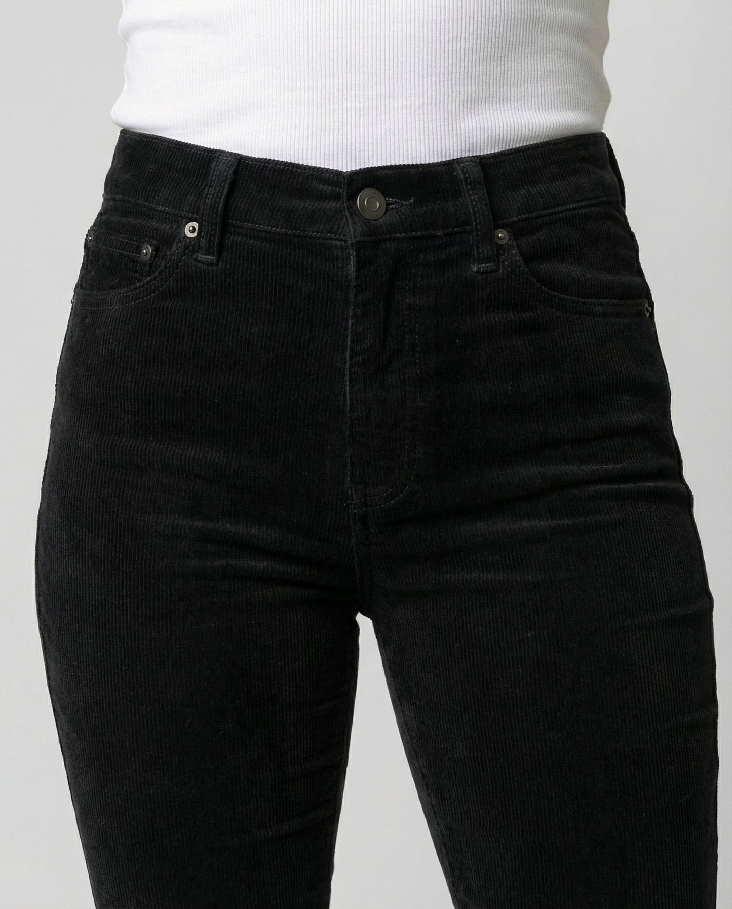 Damen Cordhose Bequem Elastisch