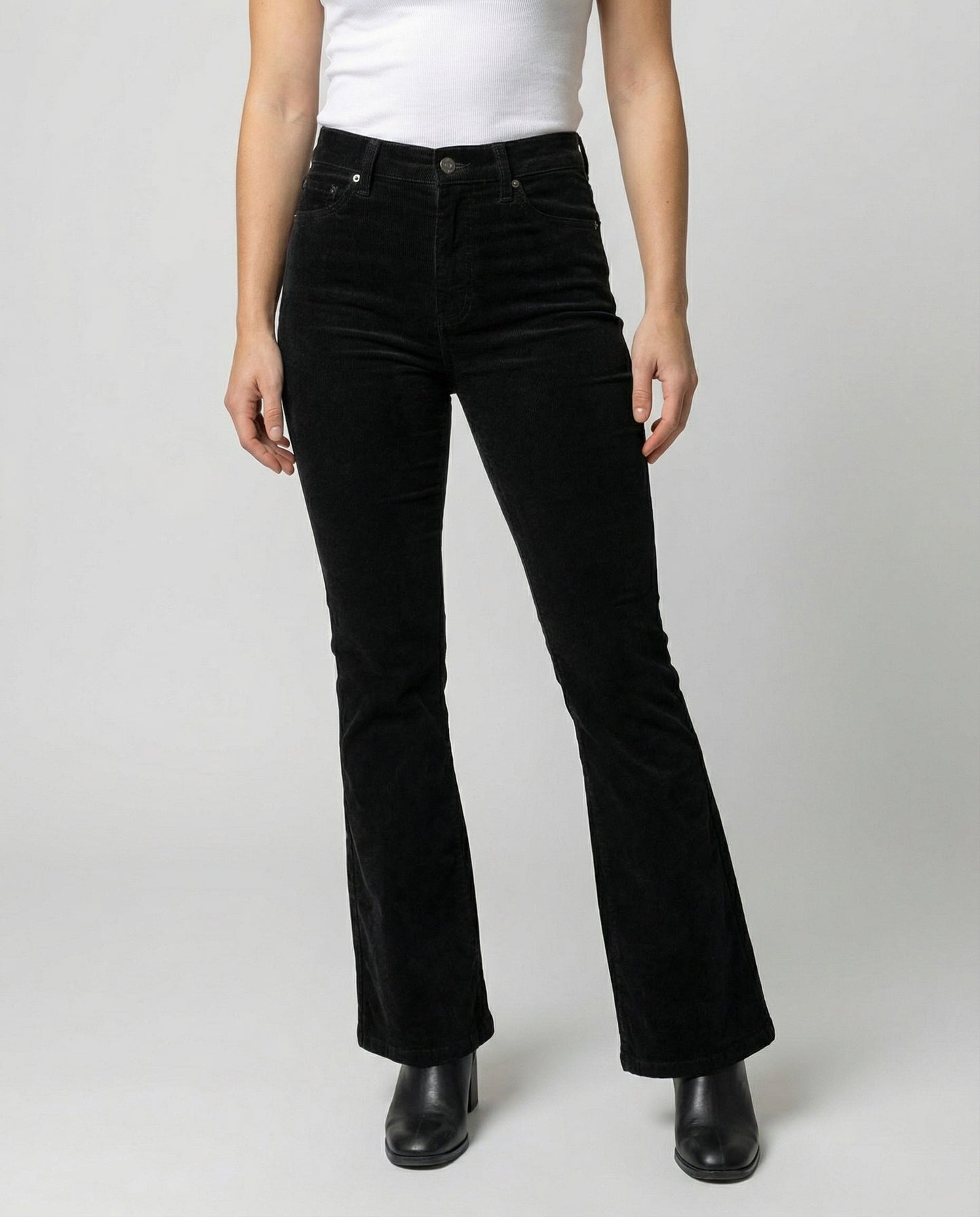 Damen Cordhose Bequem Elastisch