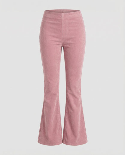 Damen Cordhose Bequem Elastisch
