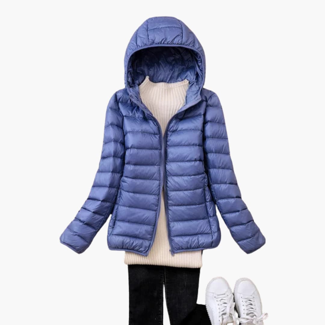 Damen Ultraleichte Daunenjacke Warm