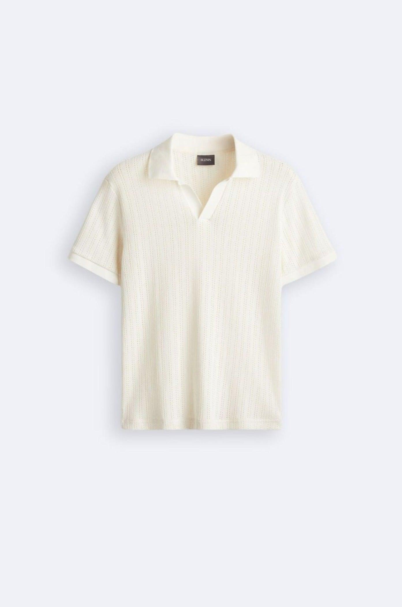 Herren Poloshirt Gestrickt Elegantes Design - Norvielle