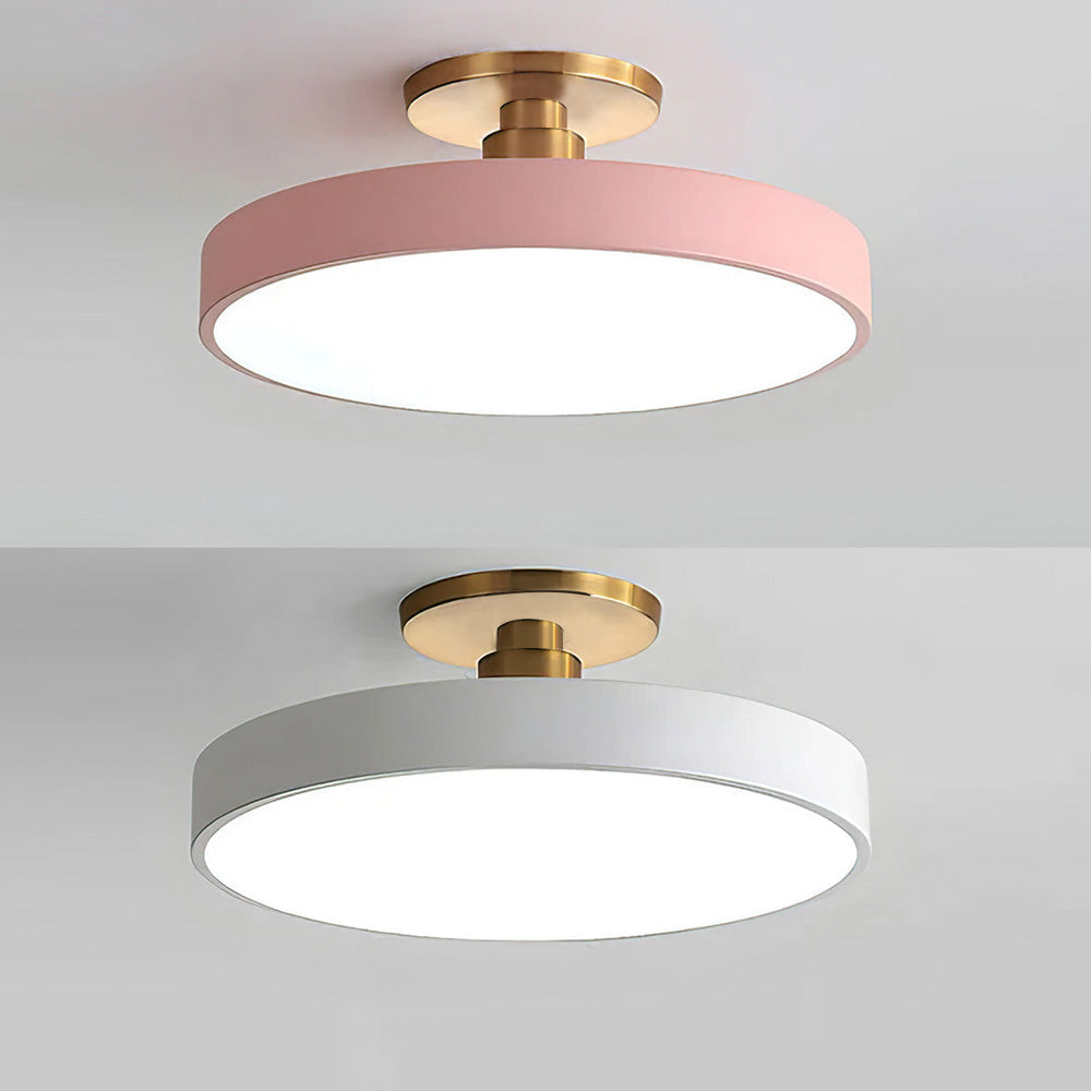 Moderne LED-Deckenleuchte Gold Finish