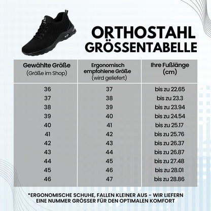 Orthostahl Ergonomischer Sicherheitsschuh Schmerzlindernd Zertifiziert