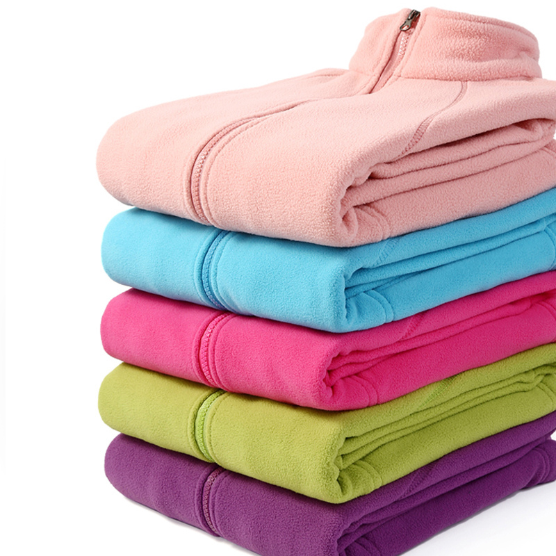 Damen Fleecejacke Reißverschluss Stehkragen