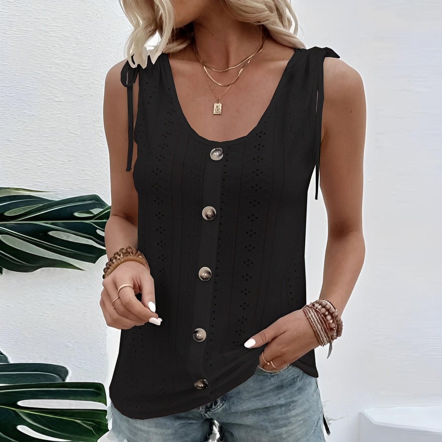 Elegantes Damen Tanktop Ärmellos