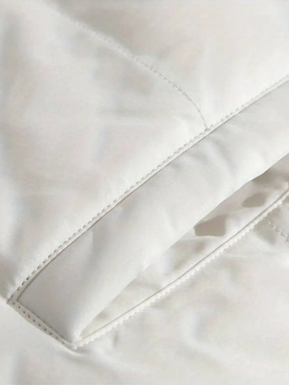 Damen Winterjacke Gefüttert Mit Kapuze Wärmeschutz