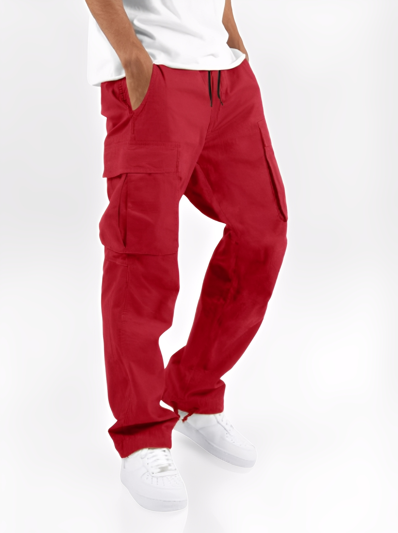 Cooper Herren Cargohose Bequem Kordelzug