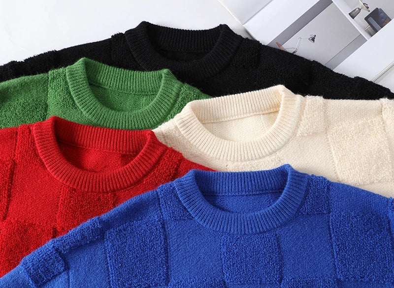 Norvielle Herren Strickpullover Trendig