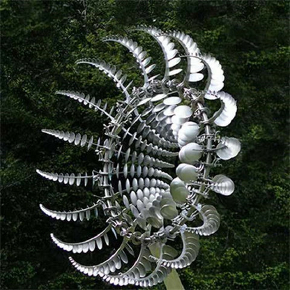 Metallwindmühle Kinetisches Windspiel Edelstahl - Norvielle