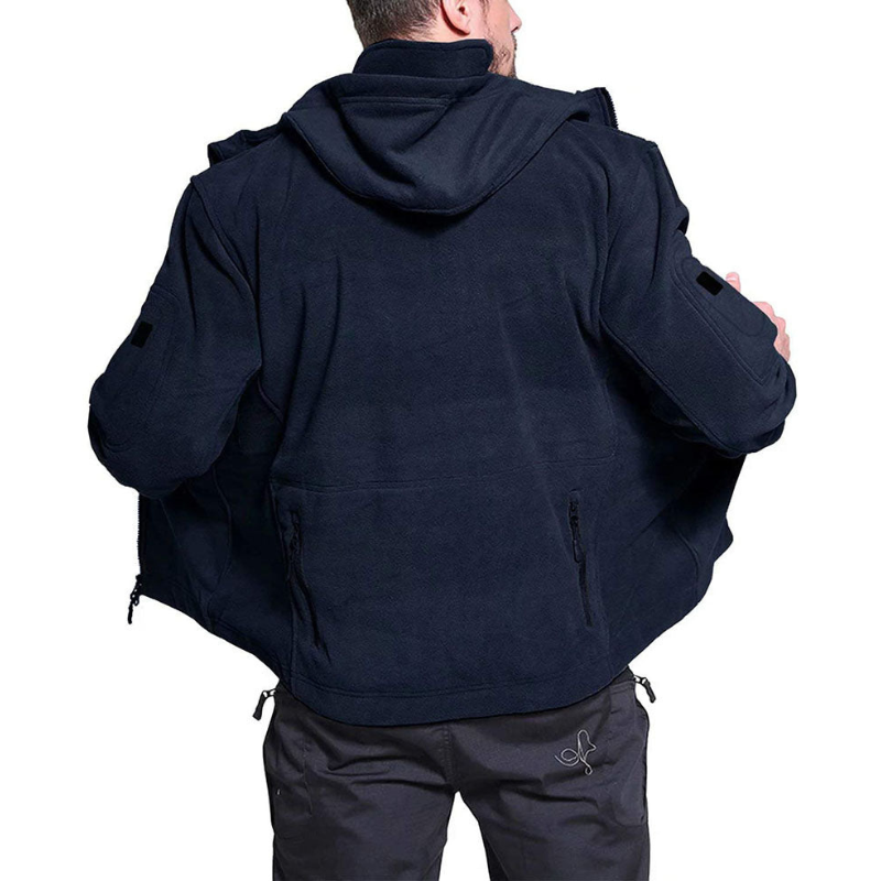 Norvielle Herren Fleecejacke Winddicht