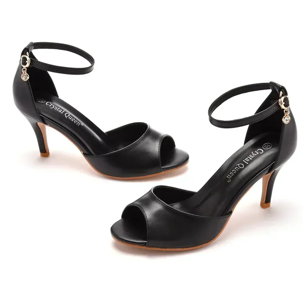 Norvielle Damen High Heels Glitzernd