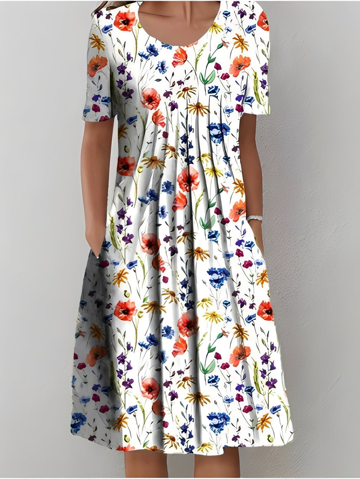 Damenkleid Bedruckt Stilvoll Jodie