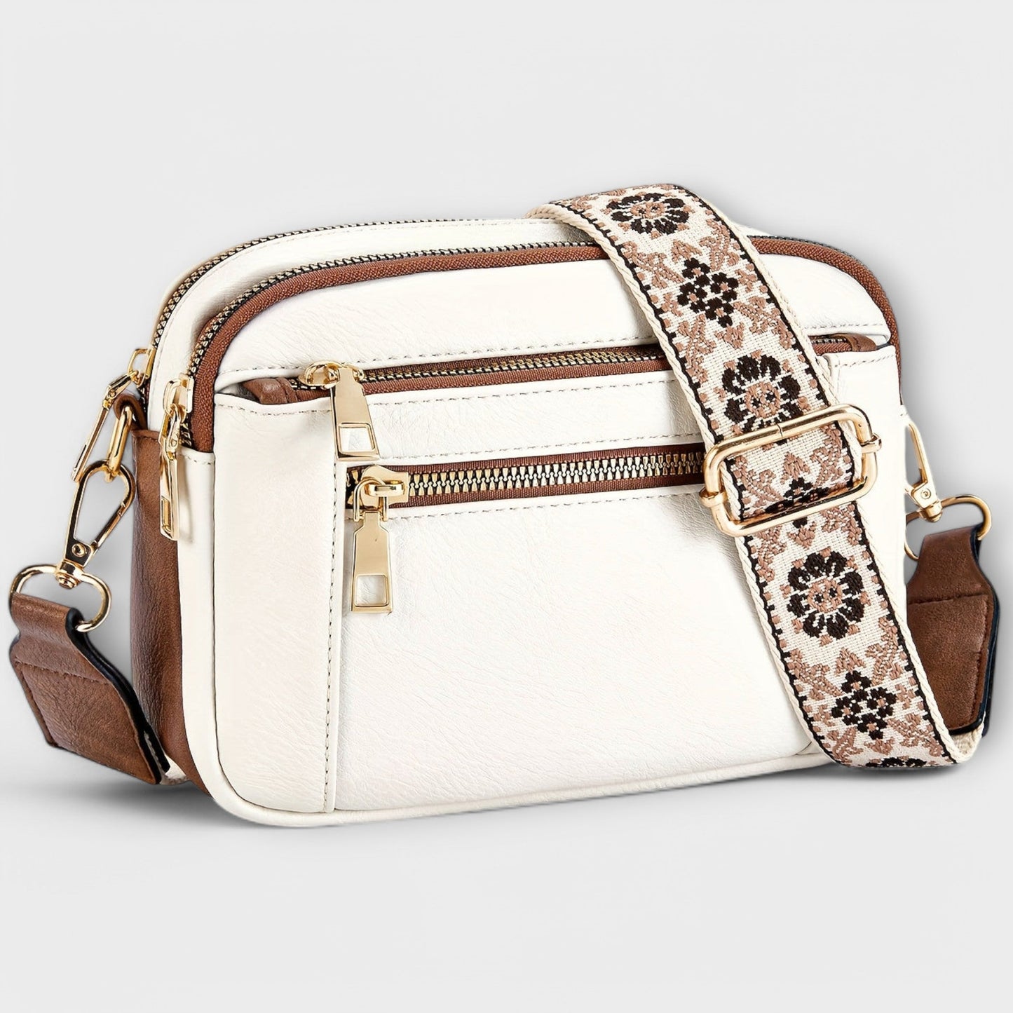 Retro Boho Chic Schultertasche Leder