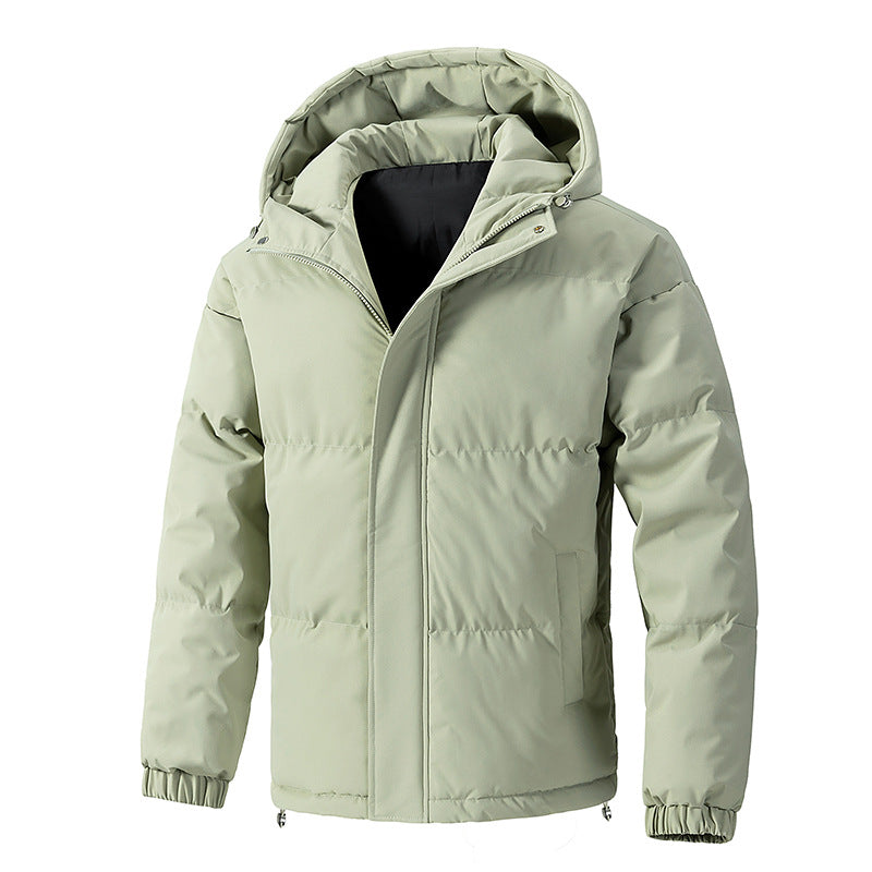 Herren Winterjacke Gewatteert Mit Kapuze